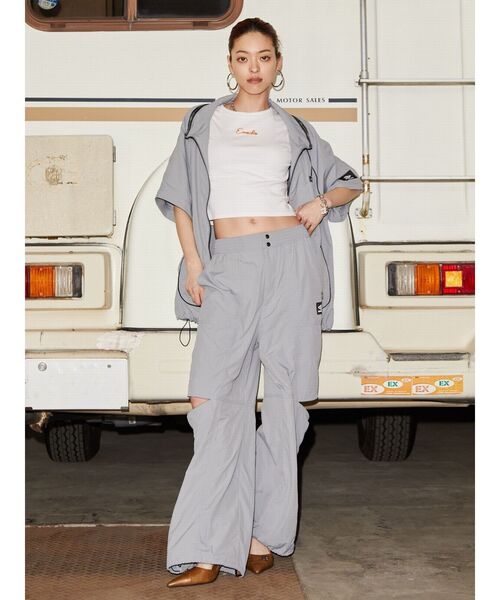 EMODA（エモダ）の「【UMBRO×EMODA】2WAYオーバーナイロンブルゾン