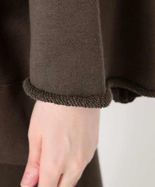 ウールミックスハーフジップフーディ（スウェット）｜AP STUDIO