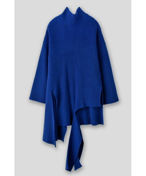 ENFOLD（エンフォルド）の「リブアシンメトリー プルオーバーニット