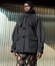 RUMCHE｜ラム・シェのダッフルコート（ブラック/黒色系）通販 - ZOZOTOWN