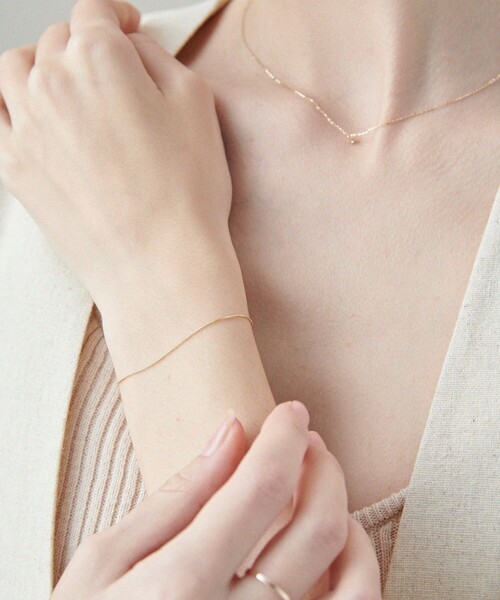 レイヤード] K10YG ベネチアンチェーン ブレスレット（ブレスレット