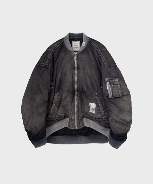 MIHARA YASUHIRO/ミハラヤスヒロ】C/R SATIN MA-1/サテンMA-1/ブルゾン