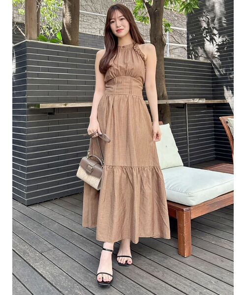 アメスリフリルシェイプワンピース（ワンピース）｜dazzlin（ダズリン