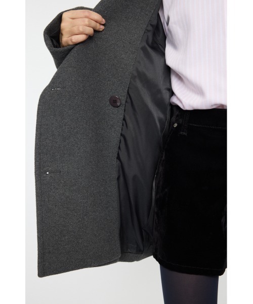 セール】DOUBLE BREASTED MID コート（ピーコート）｜MOUSSY（マウジー