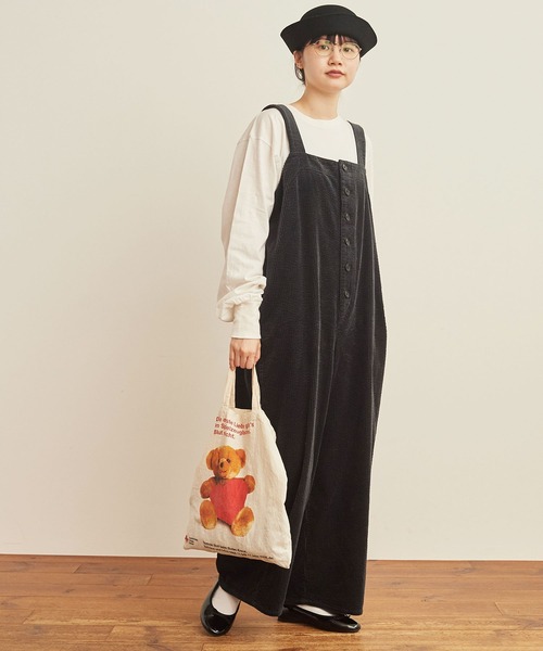 fig London（フィグロンドン）の「puff corduroy salopette