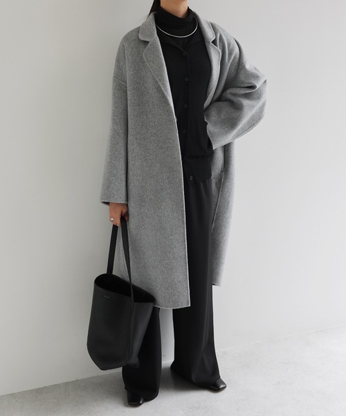 エバーネイビー リバーロングコクーンコート 値下げ中！新品evernavy