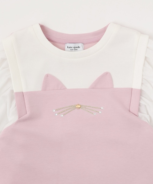 セール】袖切り替えキャットワンピース（ワンピース）｜kate spade new