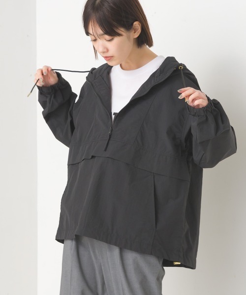 撥水加工ナイロンアノラックパーカー（ブルゾン）｜OMNES（オムネス