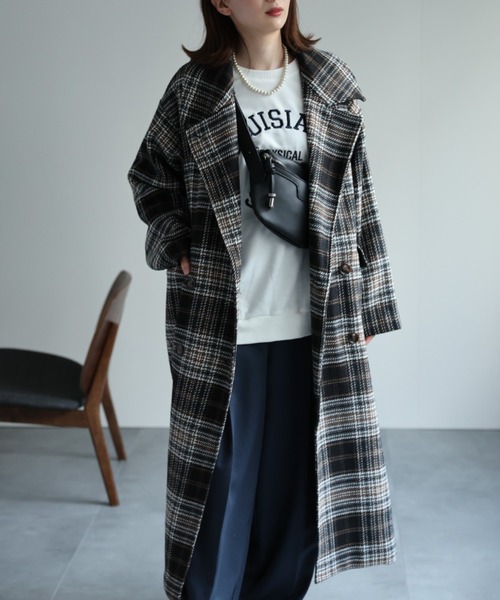 sakishimatokyo（サキシマトーキョー）の「ツイードチェック ロング