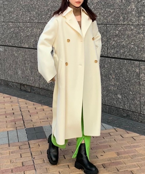 LE CIEL BLEU（ルシェルブルー）の「Double Faced Wrap Coat（その他