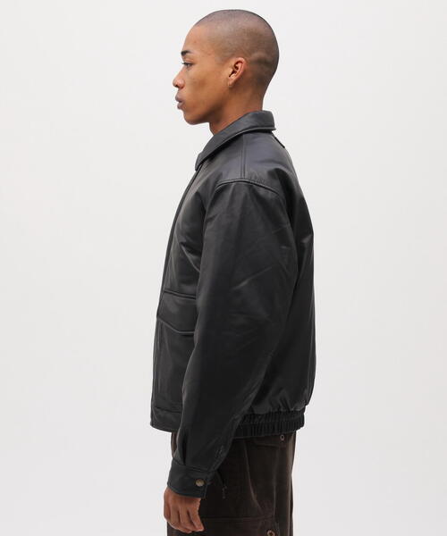 AVIREX × Eddie Bauer》LIGHT LEATHER BOMBER JACKET / ボンバー