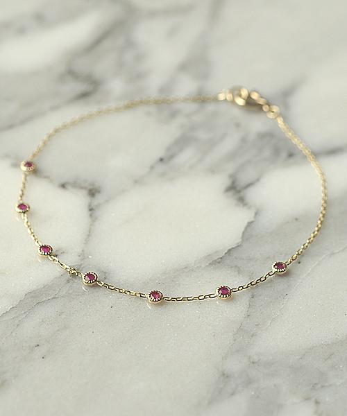 agete（アガット）の「【Dreamy Dreamy】K10ブレスレット