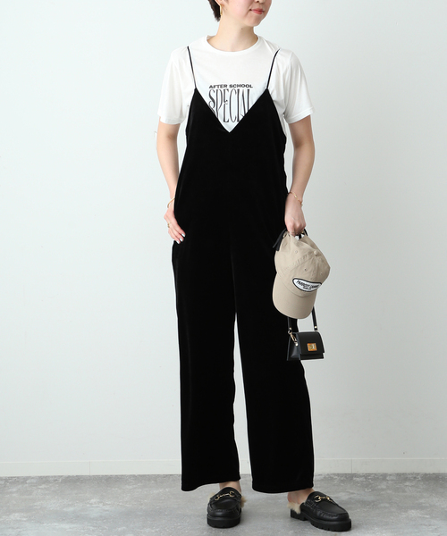 SLOBE IENA（スローブイエナ）の「トリアセ混ベロアサロペット