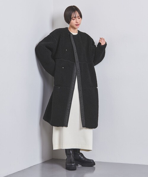 HYKE（ハイク）の「＜HYKE（ハイク）＞ボア ロングコート