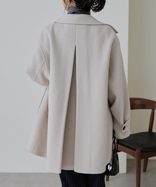 Omekashi（オメカシ）の「ダブルフェイスPコート（ピーコート）」 - WEAR