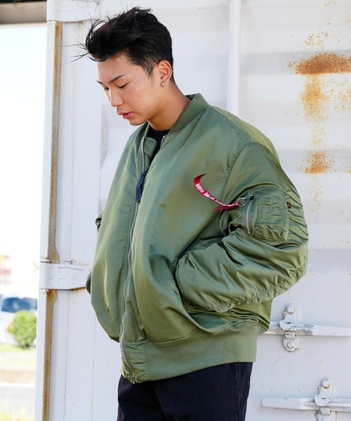 セール】【ムラサキスポーツ限定】ALPHA/アルファ MA-1 ナイロン