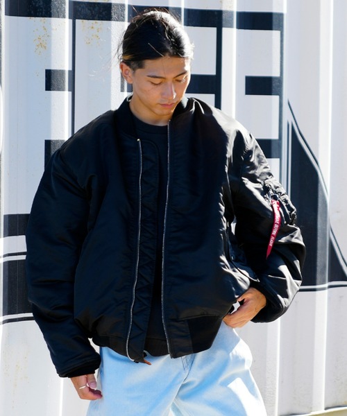 セール】【ムラサキスポーツ限定】ALPHA/アルファ MA-1 ナイロン