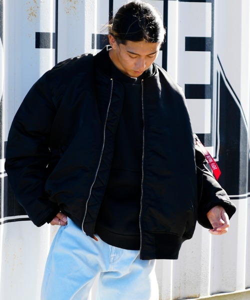 セール】【ムラサキスポーツ限定】ALPHA/アルファ MA-1 ナイロン