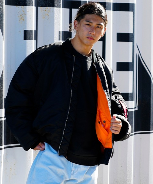 セール】【ムラサキスポーツ限定】ALPHA/アルファ MA-1 ナイロン