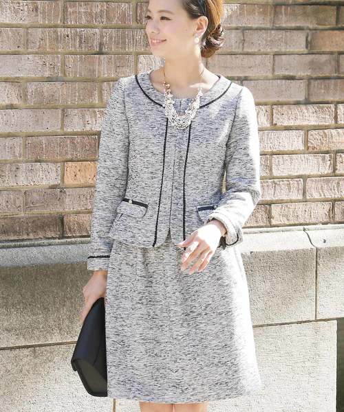 セール】ファンシーノーカラージャケットセレモニースーツ入学式