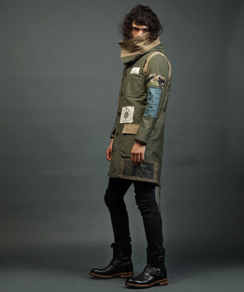 And A（アンドエー）の「ネオパッチグラフモッズコート（And A × DO-LE