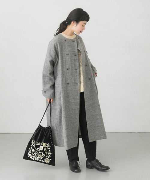 かぐれ（カグレ）の「シェットランドウールリネンコート（その他