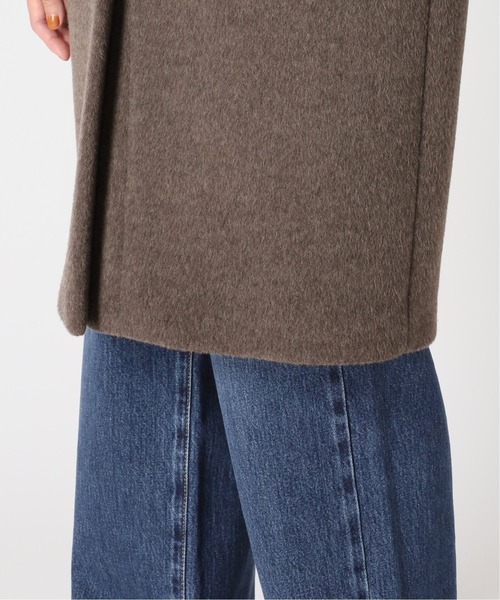 IENA（イエナ）の「ラムウールノーカラーコート（ノーカラーコート