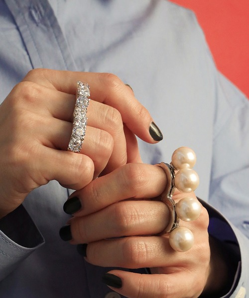 ジルコニアナックルリング（リング）｜LOVE BY e.m. （ラブバイ