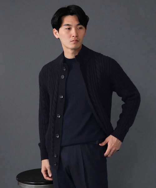 BAFY（バフィー）の「BAFY / 別注 ウール ケーブル スタンドカラー