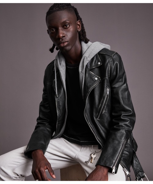 ALLSAINTS（オールセインツ）の「CHARTER LEATHER BIKER JACKET
