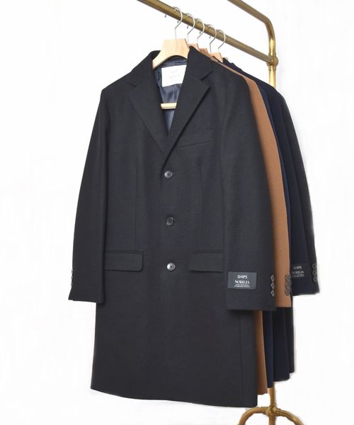 SHIPS（シップス）の「SU: 【NOBILIA】TECH メルトン チェスターコート