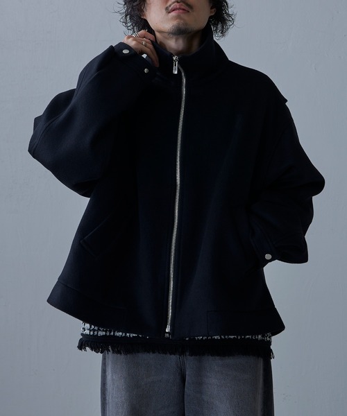 Lui's（ルイス）の「ハイクオリティ ビーバーメルトンZIPブルゾン