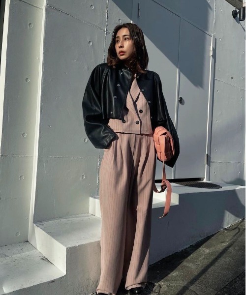 Ameri（アメリ）の「SHORT JACKET SET UP（セットアップ）」 - WEAR