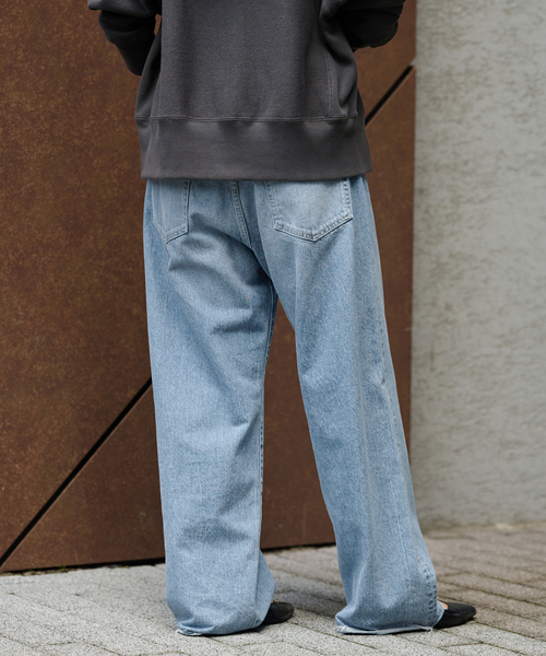 FRAMeWORK（フレームワーク）の「long rise デニムパンツ（デニム