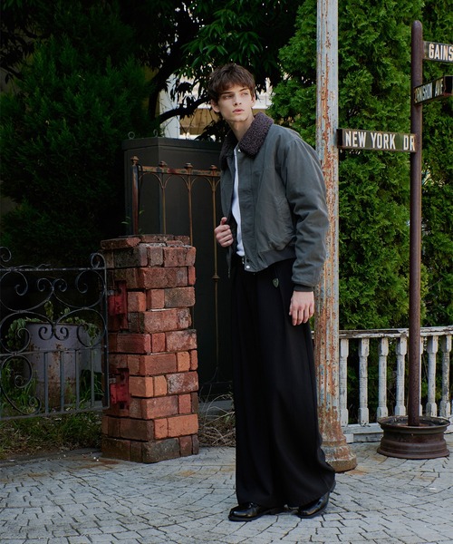 Regen Glanz（レーゲングランツ）の「collar boa blouson/襟ボア