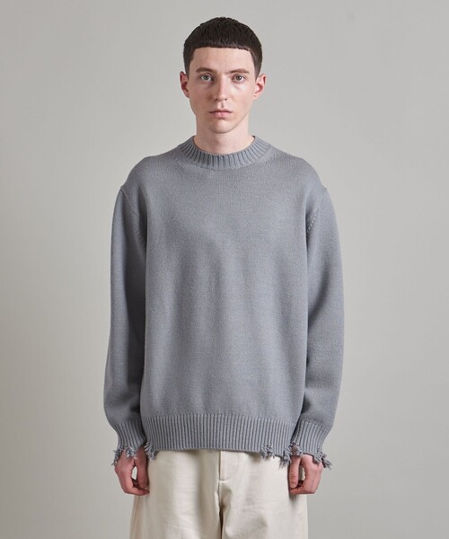 LOEFF（ロエフ）の「＜LOEFF＞ダメージ ニット プルオーバー UNISEX