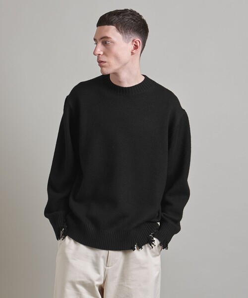 LOEFF（ロエフ）の「＜LOEFF＞ダメージ ニット プルオーバー UNISEX