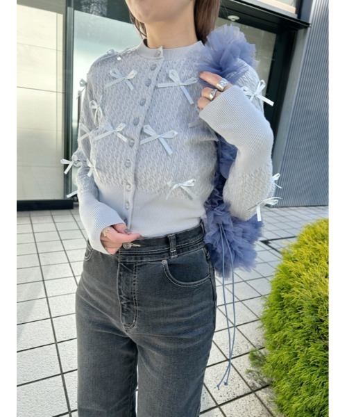 SNIDEL（スナイデル）の「【WEB限定カラーあり】リボンモチーフ