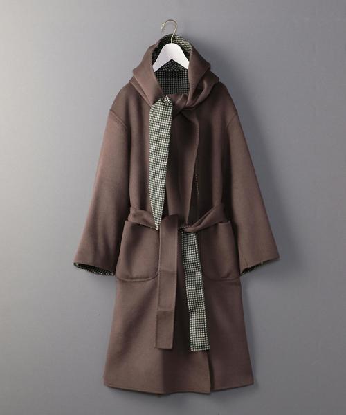 6（ロク）の「＜6(ROKU)＞HOOD REVER GOWN COAT/コート（その他