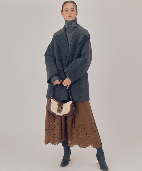 LE CIEL BLEU（ルシェルブルー）の「ダブルフェイスショートコート