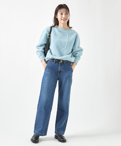 IENA（イエナ）の「フォックスカシミヤ ボートネックプルオーバー