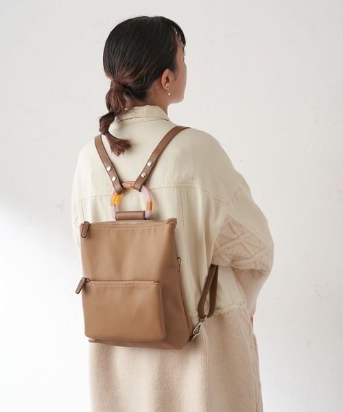 ear PAPILLONNER（イアパピヨネ）の「ミニDリュック マルチウェイ