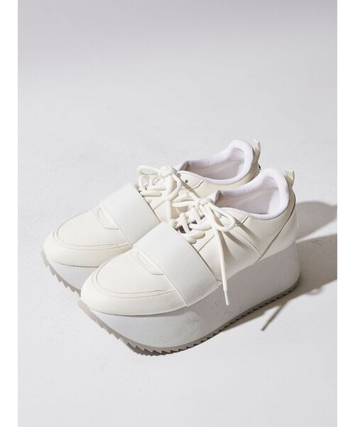 プラットフォームソールスニーカー（スニーカー）｜ELENDEEK（エレン