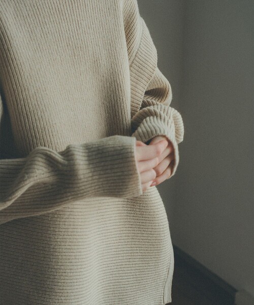 CLANE（クラネ）の「【CLANE(クラネ)】2WAYスラントニットトップス