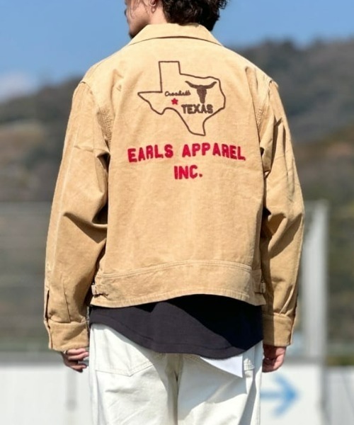 GUNG HO】別注チェーン刺繍ワークジャケット（ブルゾン）｜GUNG HO