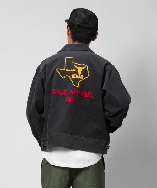 GUNG HO】別注チェーン刺繍ワークジャケット（ブルゾン）｜GUNG HO