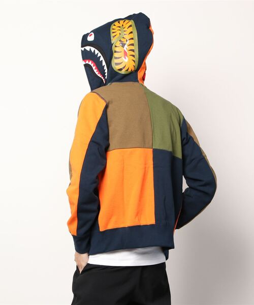 A BATHING APE（アベイシングエイプ）の「MULTI COLOR PATCHWORK SHARK
