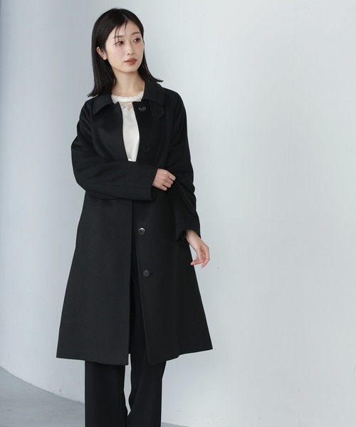 Filomo]カシミヤブレンドウールステンカラーコート（ステンカラー