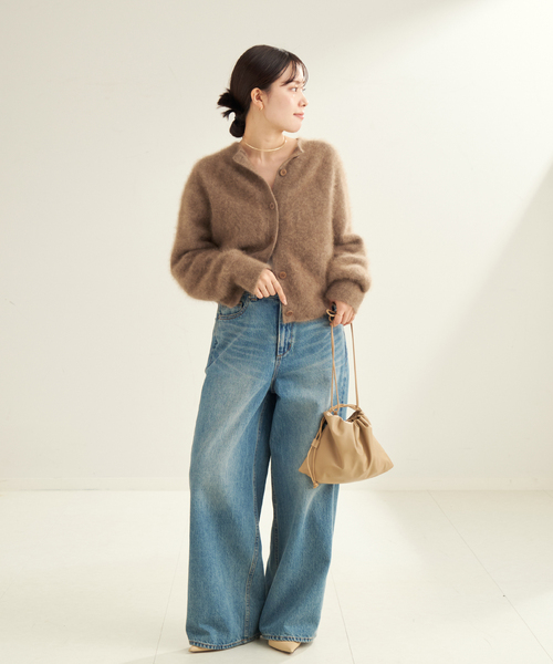 plage（プラージュ）の「Fur Back Open プルオーバー（ニット/セーター