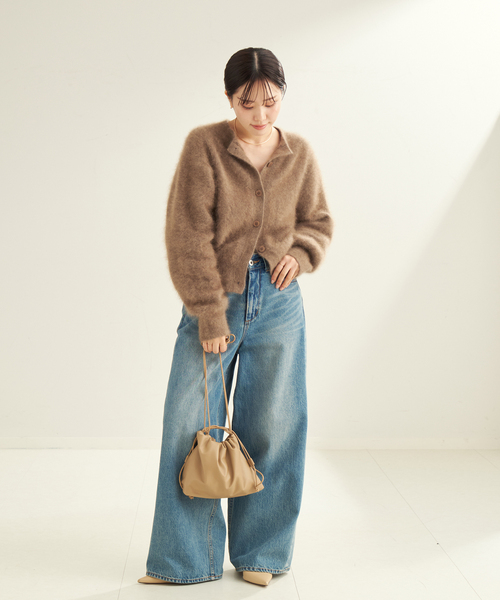 plage（プラージュ）の「Fur Back Open プルオーバー（ニット/セーター